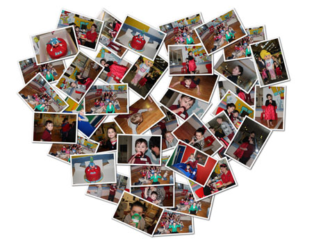 Love Heart Collage